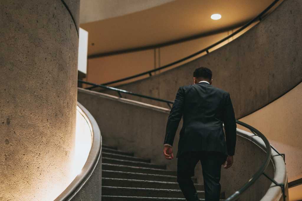 job growth climbing the corporate ladder promotion stairs corporate govenernance new job nathan dum