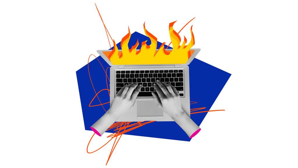 Keyboard on Fire 16z9