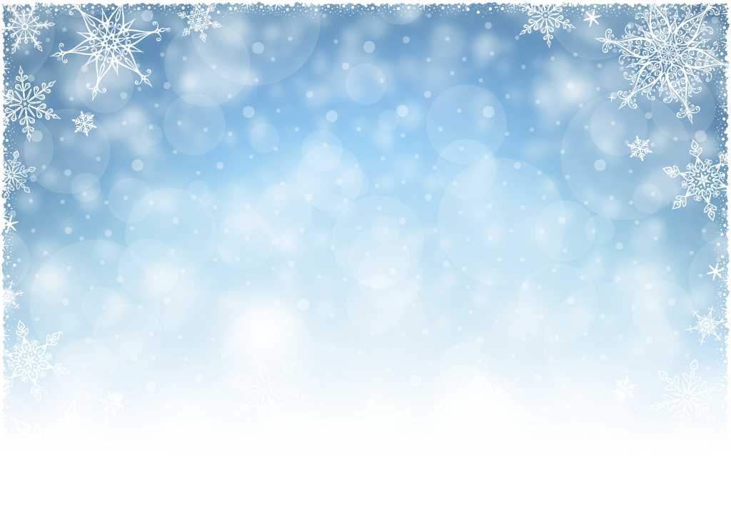 Blue holiday snowflake background